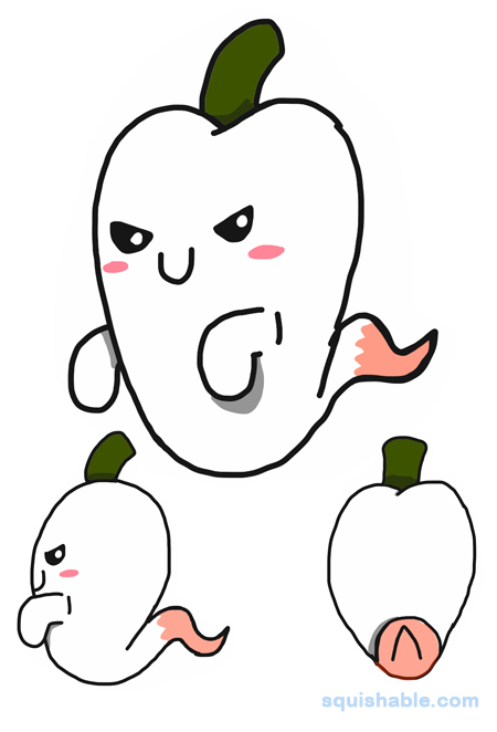 Squishable Ghost Pepper