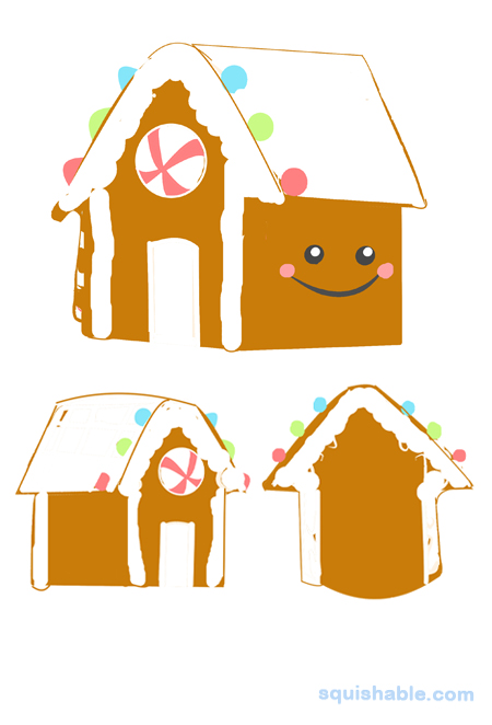 Squishable Gingerbread House