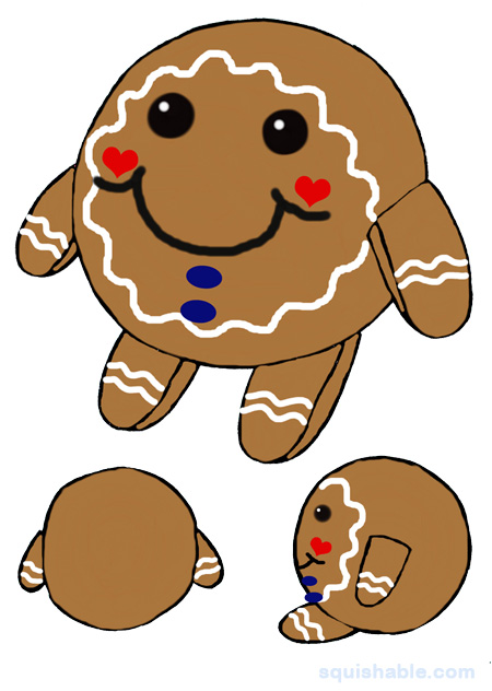 Squishable Gingerbread Man
