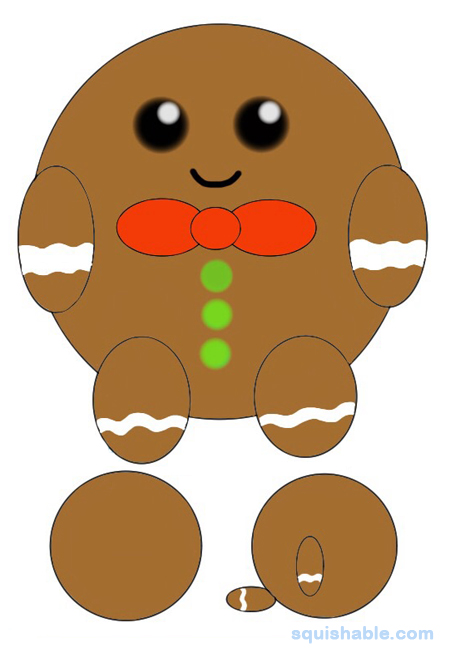 Squishable Gingerbread Man