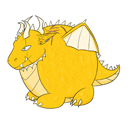 Squishable Golden Dragon