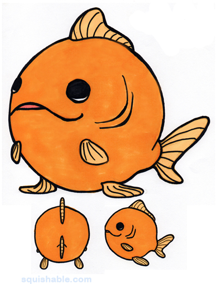 Squishable Goldfish
