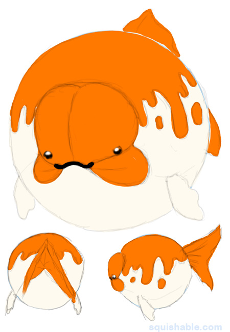 Squishable Lionhead Goldfish
