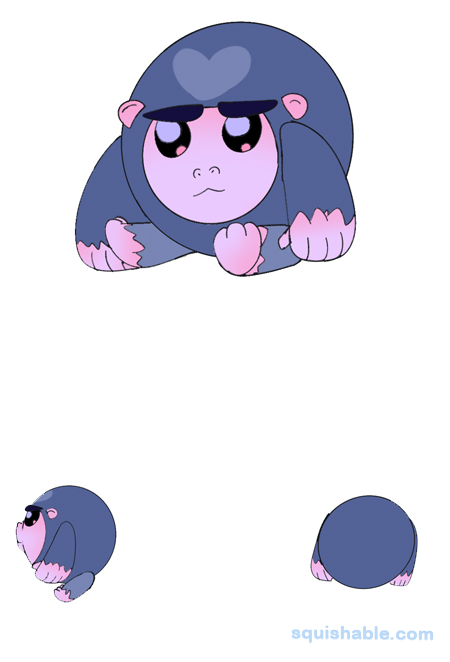 Squishable Purple Gorilla