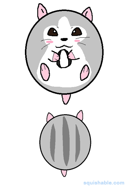 Squishable Grey Hamster