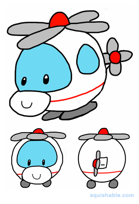 Squishable Helicopter