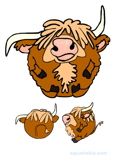 Squishable Highland Cow