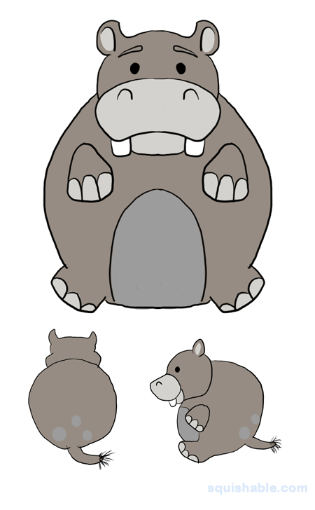 Squishable Hippo