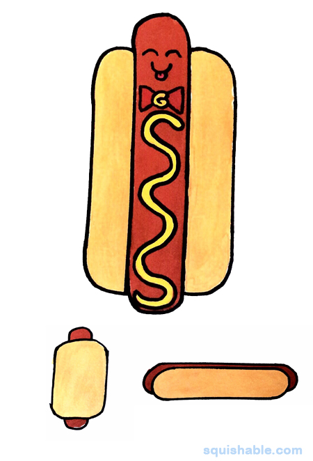 Squishable Hot Dog