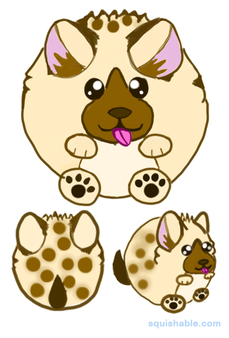 Squishable Hyena Pup