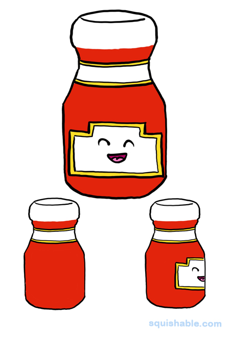 Squishable Bottle of Ketchup