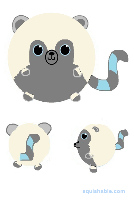 Squishable Blue Lemur