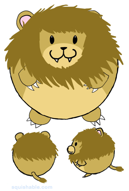 Squishable Ferocious Lion
