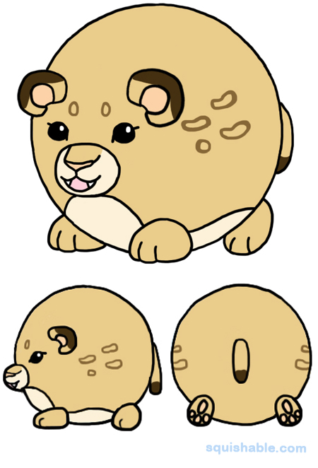 Squishable Lion Cub