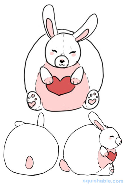 Squishable Love Bunny