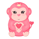 Squishable Love Monkey
