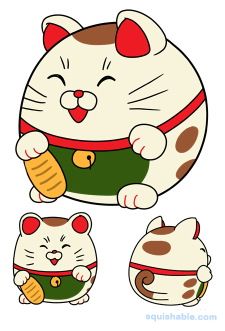 Squishable Lucky Cat