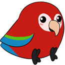Squishable Greenwing Macaw
