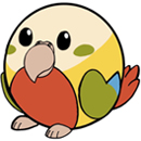 Squishable Mango Bird
