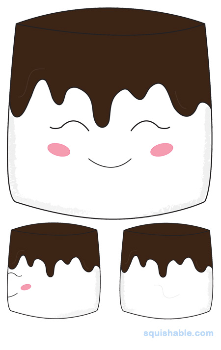Squishable Chocolate-Dipped Marshmallow