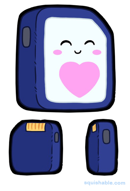 Squishable Memory Card