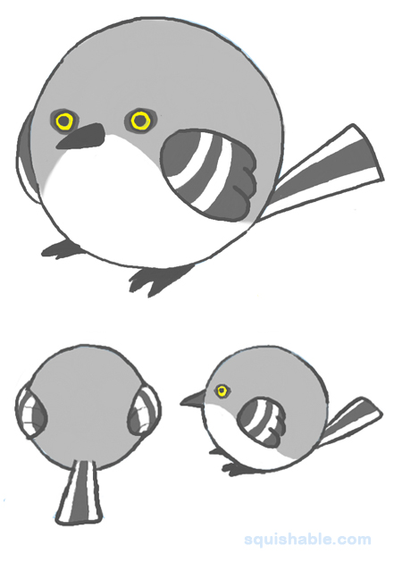 Squishable Northern Mockingbird