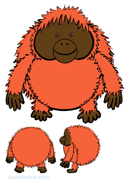 Squishable Orangutan