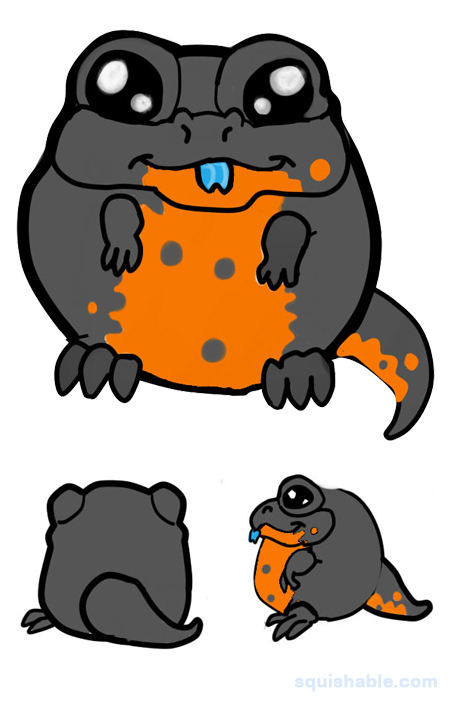 Squishable Fire-Bellied Newt