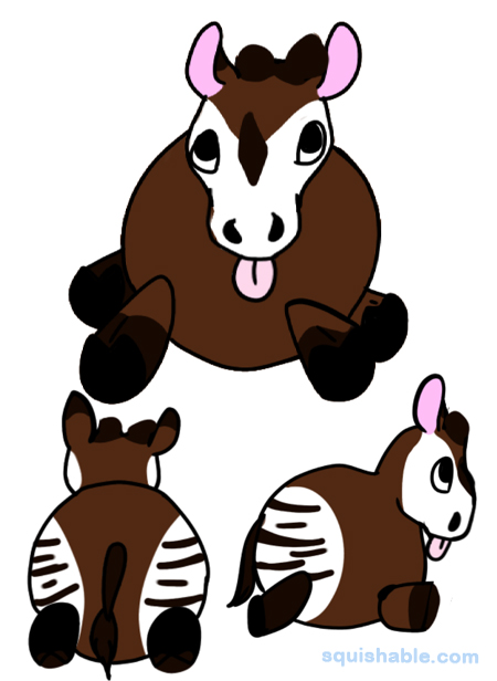 Squishable Okapi