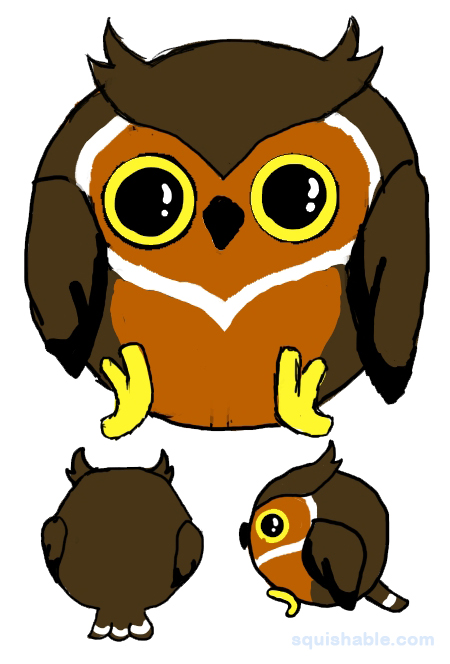 Squishable Horned Owl