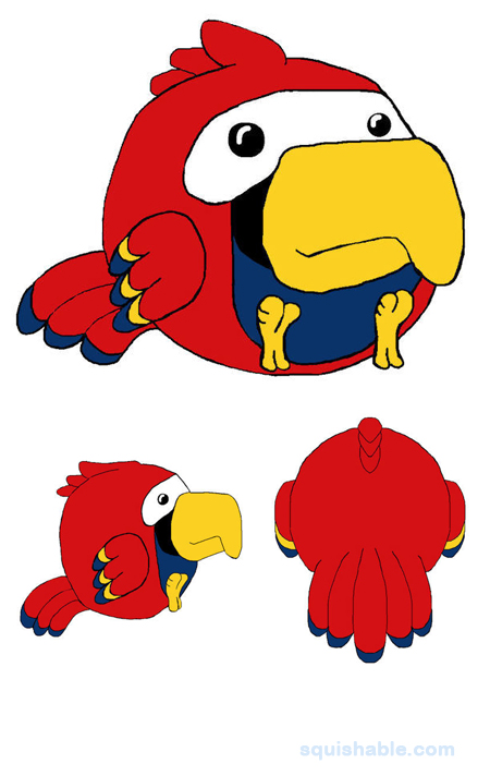 Squishable Parrot