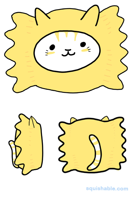 Squishable Pasta Cat