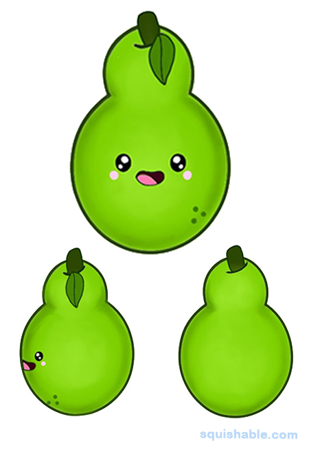 Squishable Green Pear