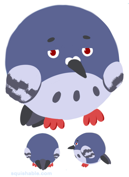 Squishable Plump Pigeon