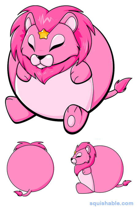 Squishable Pink Lion