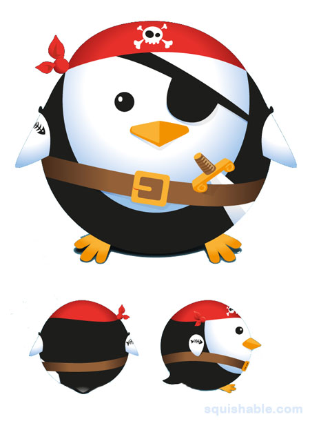 Squishable Pirate Penguin