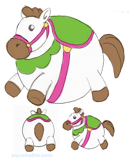 Squishable Carousel Pony