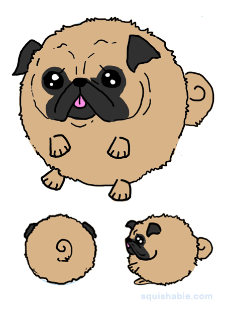 Squishable Pug