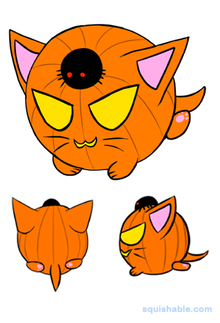 Squishable Pumpkin Cat
