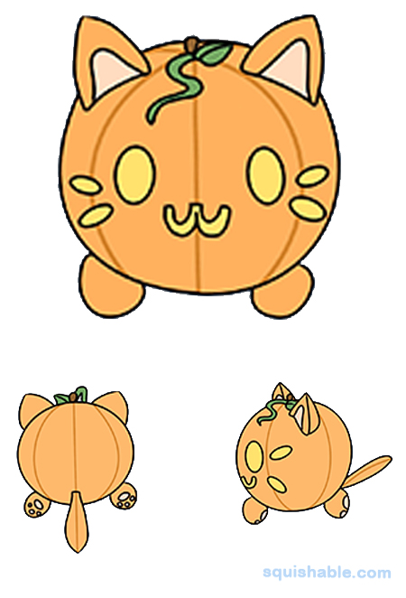 Squishable Pumpkin Kitty
