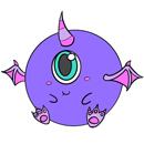 Squishable Purple Monster