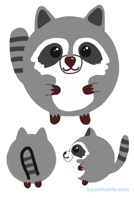 Squishable Raccoon