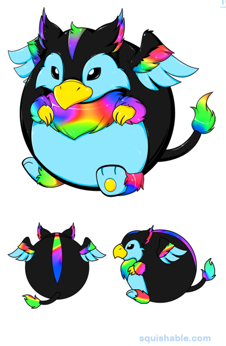 Squishable Rainbow Griffin