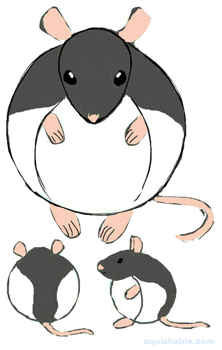 Squishable Hooded Rat
