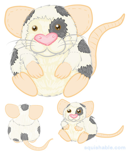 Squishable Dumbo-Eared Rat