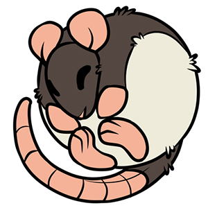 Mini Squishable Sleepy Rat