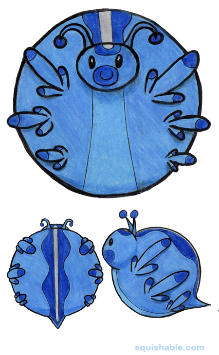 Squishable Blue Dragon Sea Slug