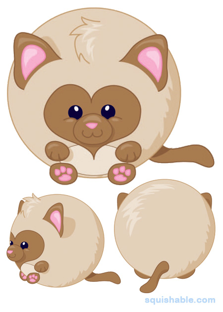 Squishable Siamese Kitten