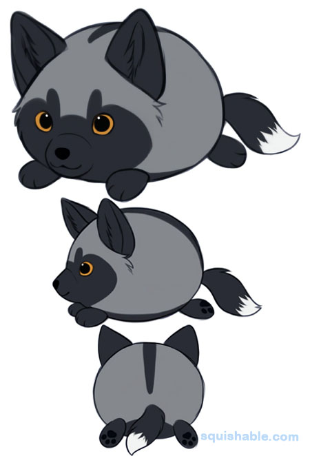 Squishable Silver Fox