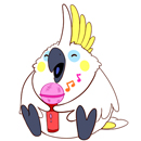 Squishable Singing Cockatoo
